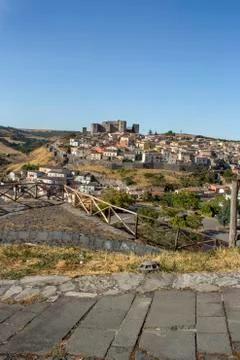 Skyline of Melfi. Stock Photos