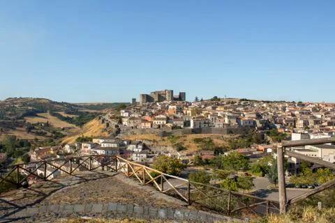 Skyline of Melfi. Stock Photos