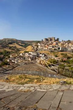 Skyline of Melfi. Stock Photos