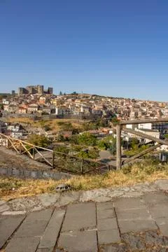 Skyline of Melfi. Foto stock