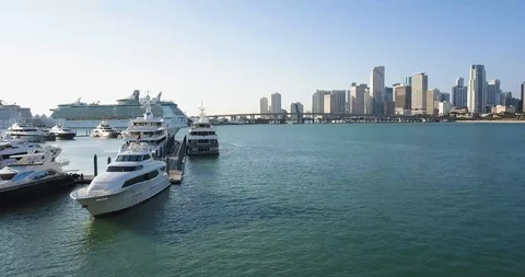 Skyline of Miami Stock-Footage 90235147