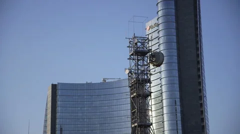Skyline  milano Stock Footage 65192455