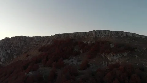 Skyline of the mountain Stock Footage 119328535