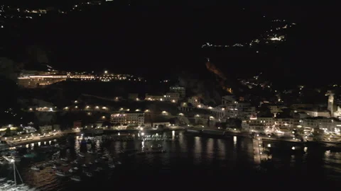Skyline night lights Stock Footage 312242460