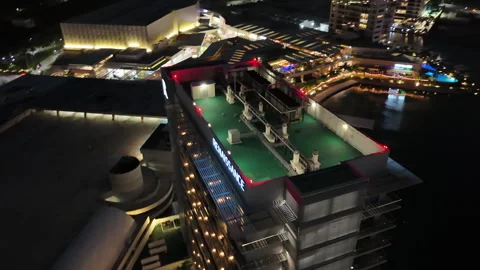 Skyline Night time Stock Footage 267808814