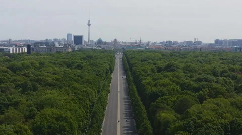 Skyline panorama of Berlin Видео 50064527