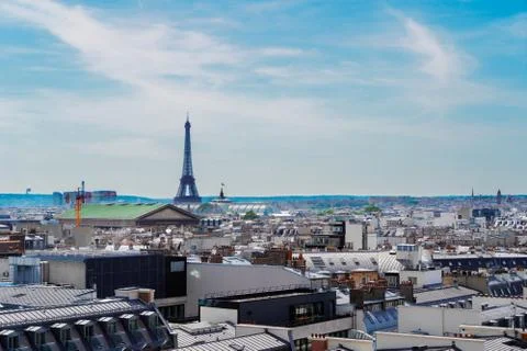 Skyline of Paris with eiffel tower Foto stock