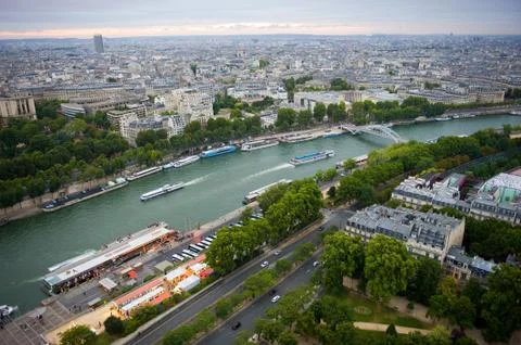 Skyline of Paris Stock Photos
