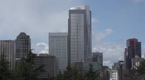 Skyline to Park tilt Stockbeeldmateriaal 49680034