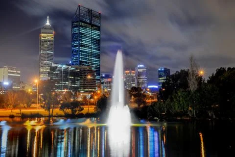 Skyline of perth Stock Photos