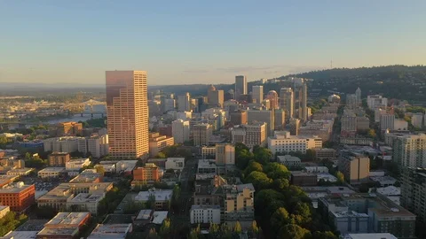 Skyline Portland 库存影片 116998058