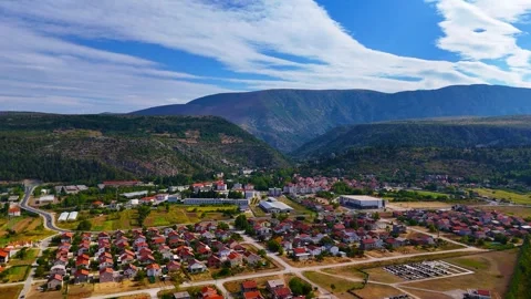 Skyline Reflections Unveiled Stock Footage 296614945