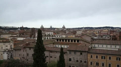 Skyline of Rome, Italy Video stock 47934094