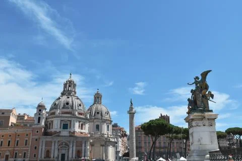 Skyline of Rome Stock Photos