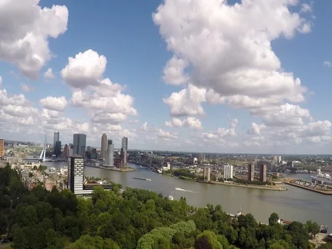 Skyline Rotterdam, timelapse Vidéo 105854775