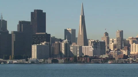 Skyline San Francisco Stock Footage
