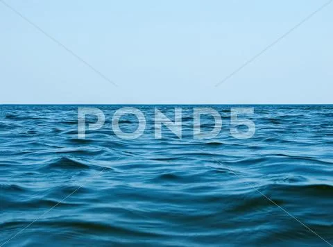 Skyline on the sea Stock Photos