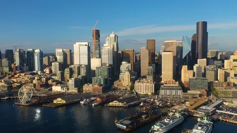 Skyline Seattle Vídeos de archivo 116792255