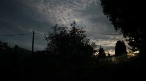 Skyline silhouette (Timelapse) Stock-Footage 24158654