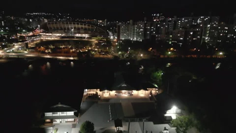 Skyline stadium Stock Footage 283365026