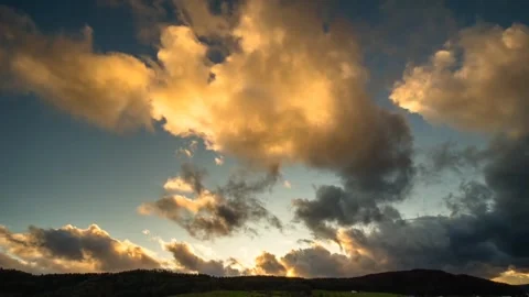 Skyline sunset time Stock-Footage 273698668