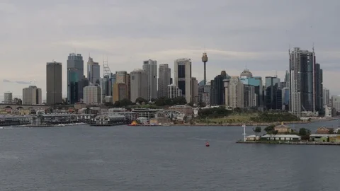 Skyline of Sydney, Australia Stock Footage 71601461