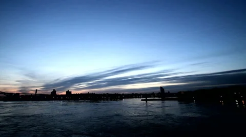 Skyline tilt down Video stock 33841483