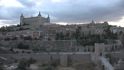 Skyline of Toledo Video stock 196802358