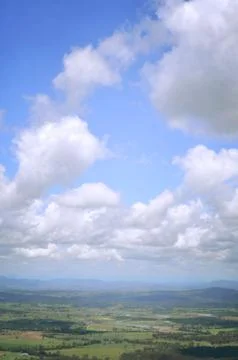 Skyline on top of a mountain Stock Photos