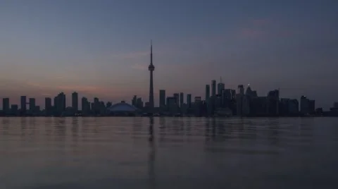 The Skyline of Toronto 4K Stock Footage 56443105