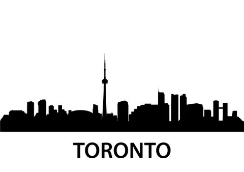 Skyline toronto Stock Illustration