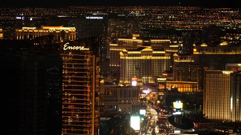 Skyline in Vegas Stock Footage 101825557