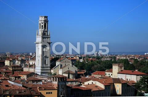 Skyline of Verona, Italy Stock Photos