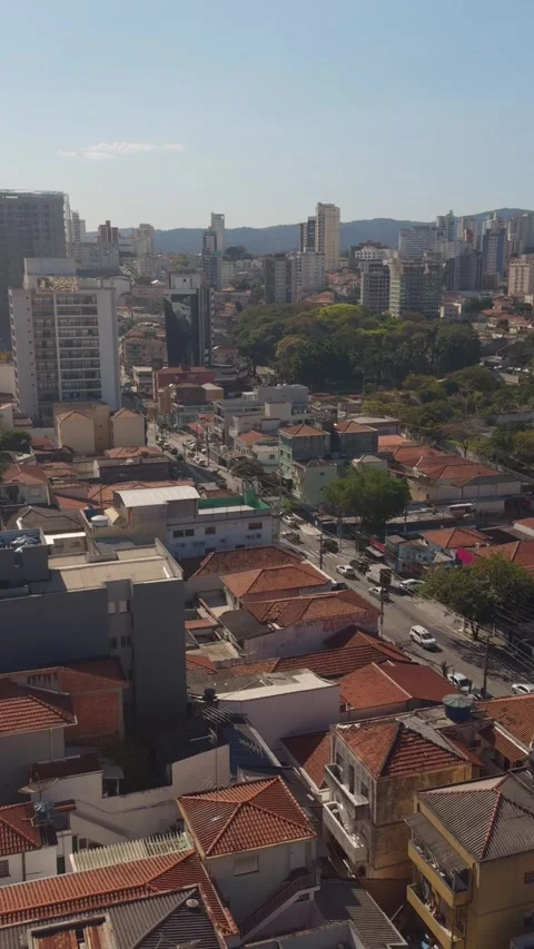Skyline Zone Norte SP Stock Footage 344601573