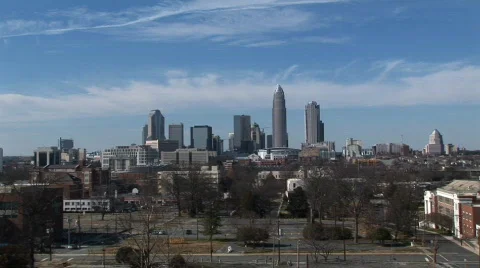 Skyline zoom in Video stock 64445