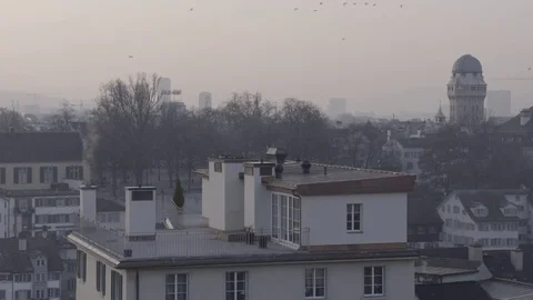 Skyline, Zurich Stock Footage 74168120