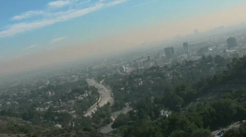 Skylines in Los Angeles, California Stock Footage