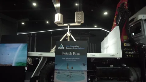 Skylock portable dome, mext genaration counter drone defand Видео 340524984