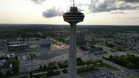 Skylon Tower sunset Stock Footage 246550017