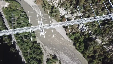 SKYPARK AJ Hackett Sochi , Sochi National Park Stock Footage 100842286