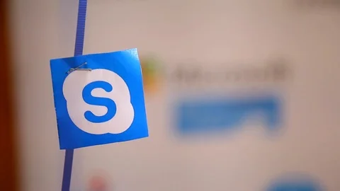 Skype and Microsoft Video stock 99188776