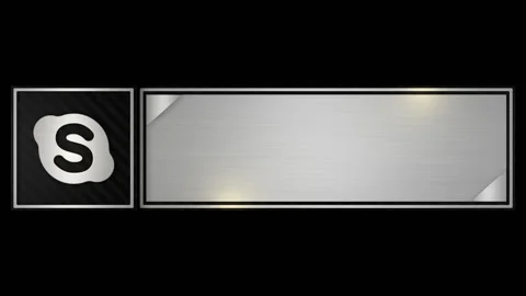 Skype Lower Third Stock Footage 124939475