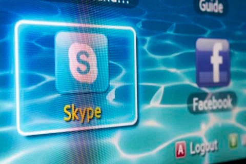 Skype Stockfoto's