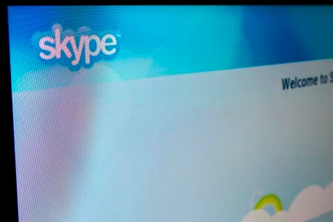 Skype 스톡 사진