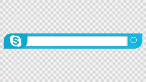 Skype Social Media Lower Third 스톡 동영상 223648865