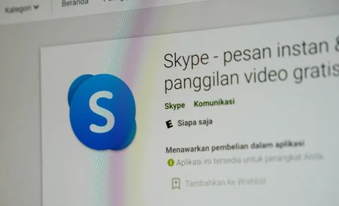 Skype Website Stock Photos