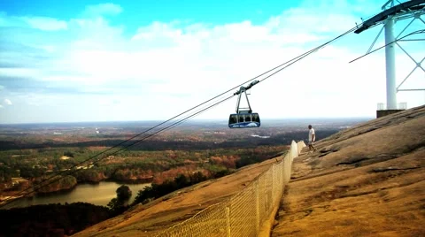 Skyride downslide Stock Footage 979756