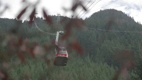 Skyride - Grouse Mountain Stock-Footage 89518196