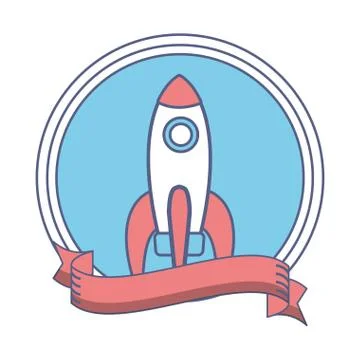 Skyrocket financial icon 스톡 일러스트