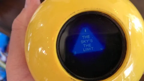 The Skys The Limit Magic Ball Stock Footage 98341658